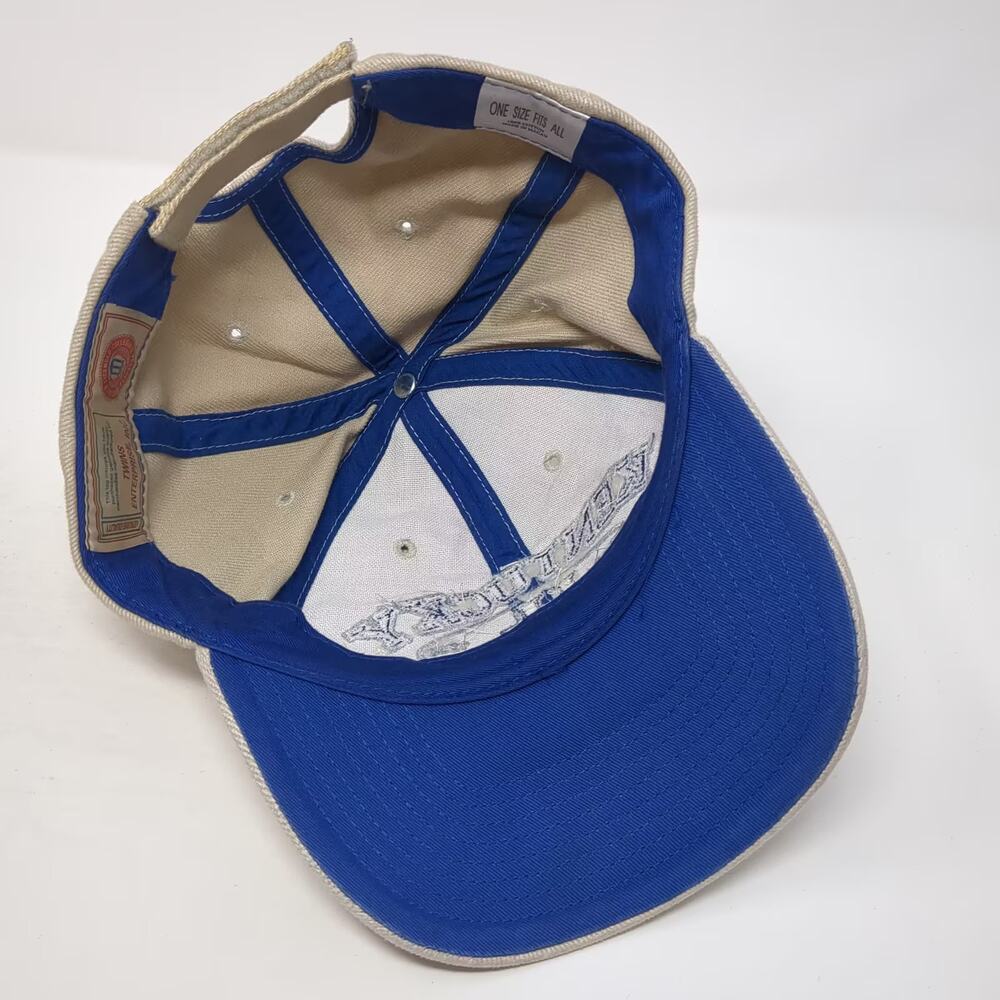 Twins Enterprise NCAA Kentucky Wildcats Hat Brown Blue OSFA Strapback Cap - Picture 7 of 10